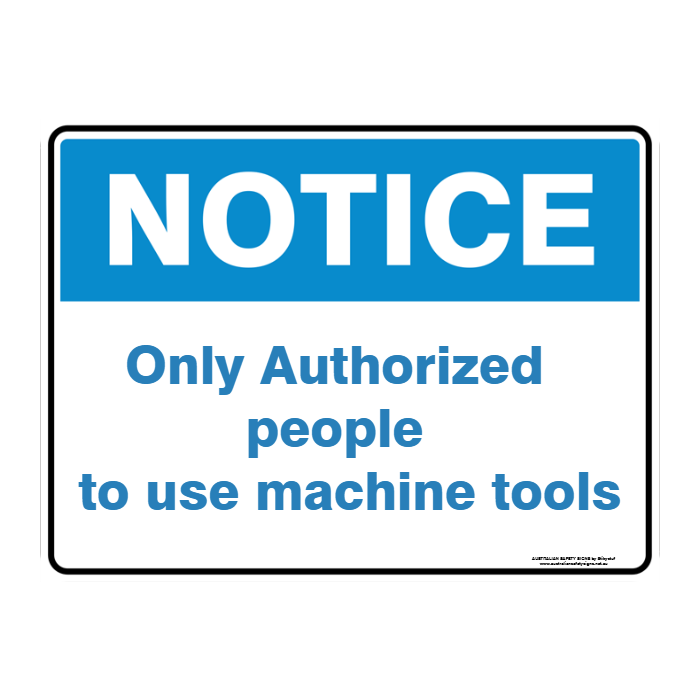 NOTICE CUSTOM TEXT SIGN