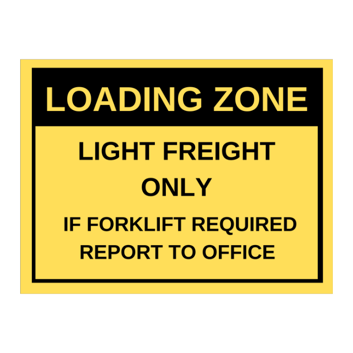 Custom general sign