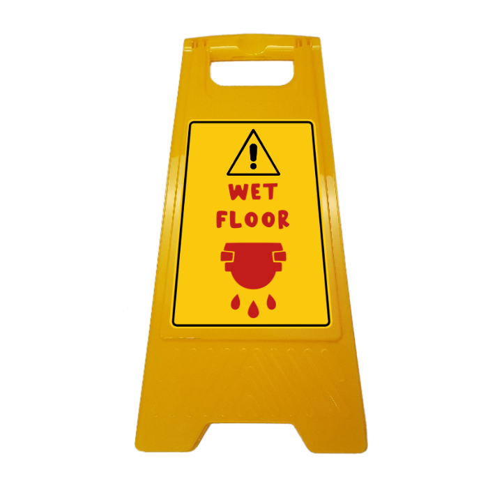 New CUSTOM Your Text Here A-Frame Floor Stand