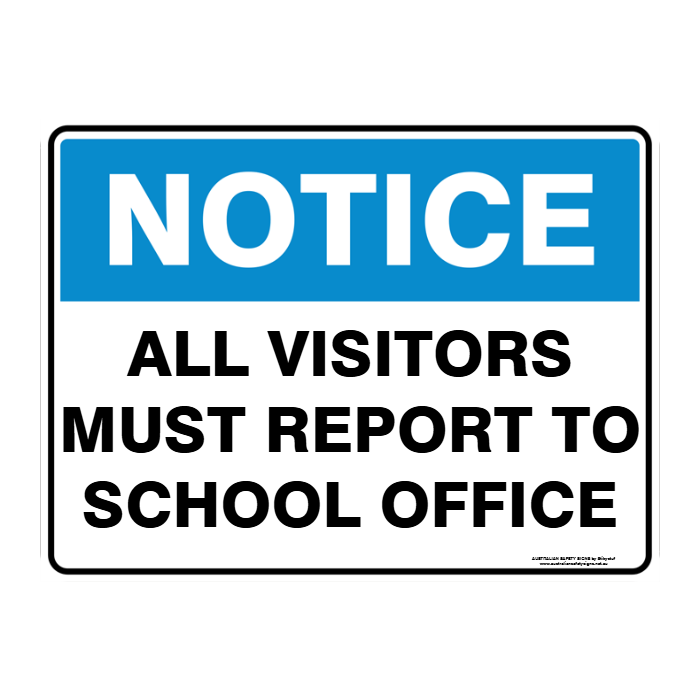 NOTICE CUSTOM TEXT SIGN