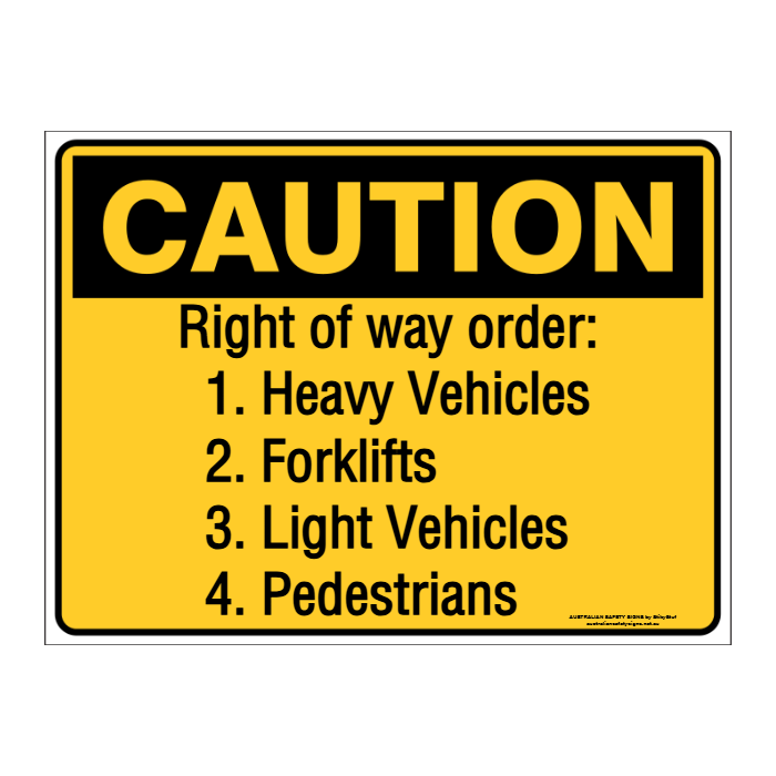 Custom Text Caution Sign
