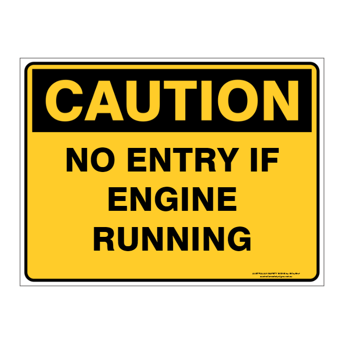Custom Text Caution Sign