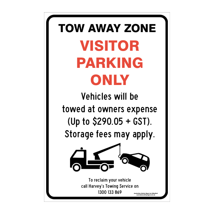 CUSTOM PARKING SIGN