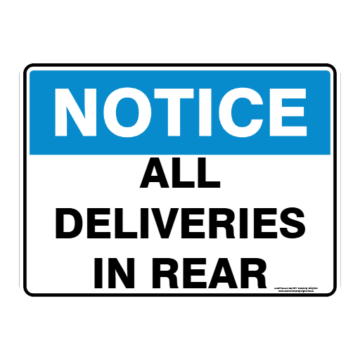 NOTICE CUSTOM TEXT SIGN