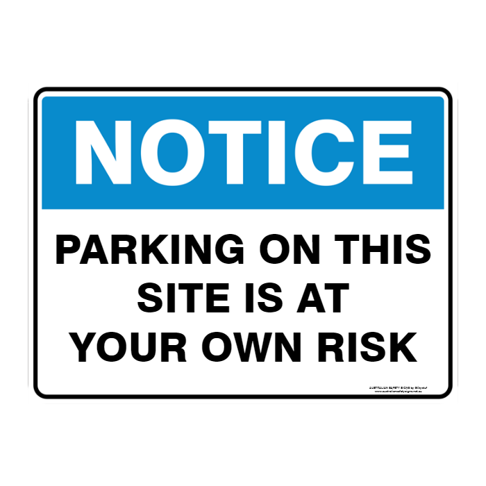 NOTICE CUSTOM TEXT SIGN