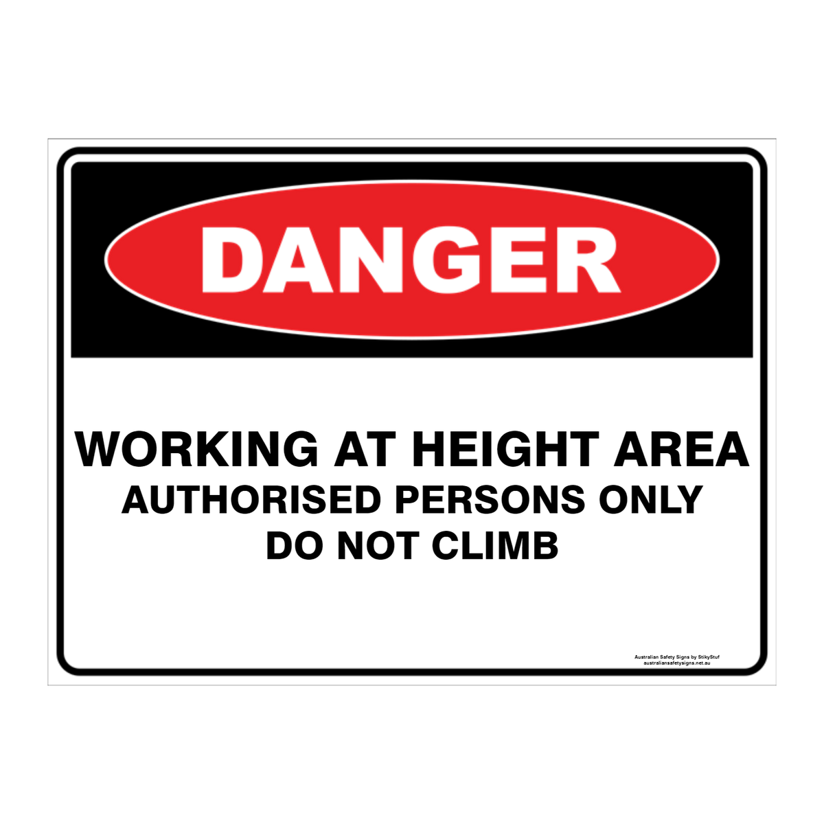 Danger Custom Text Sign