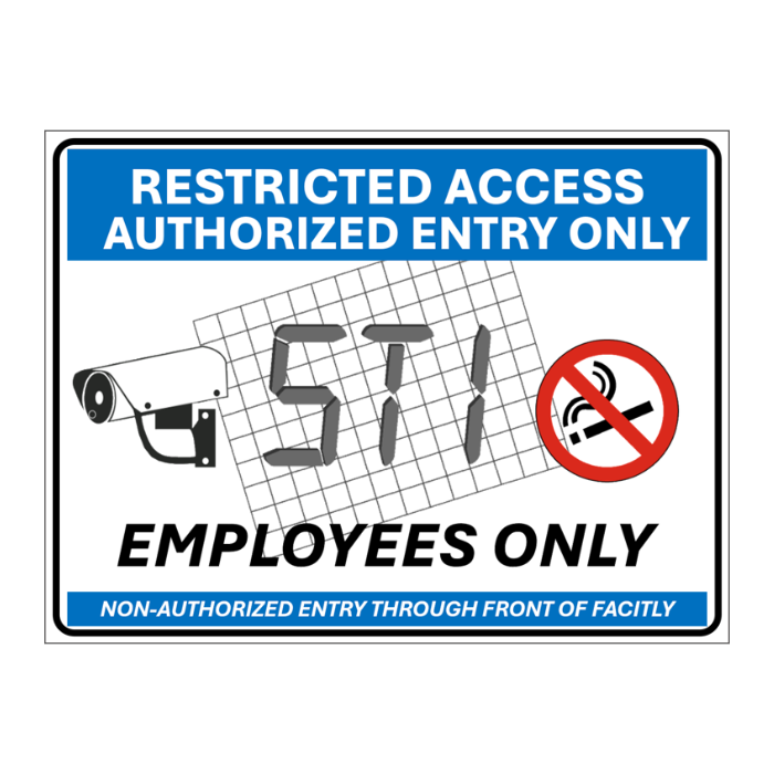 Custom general sign