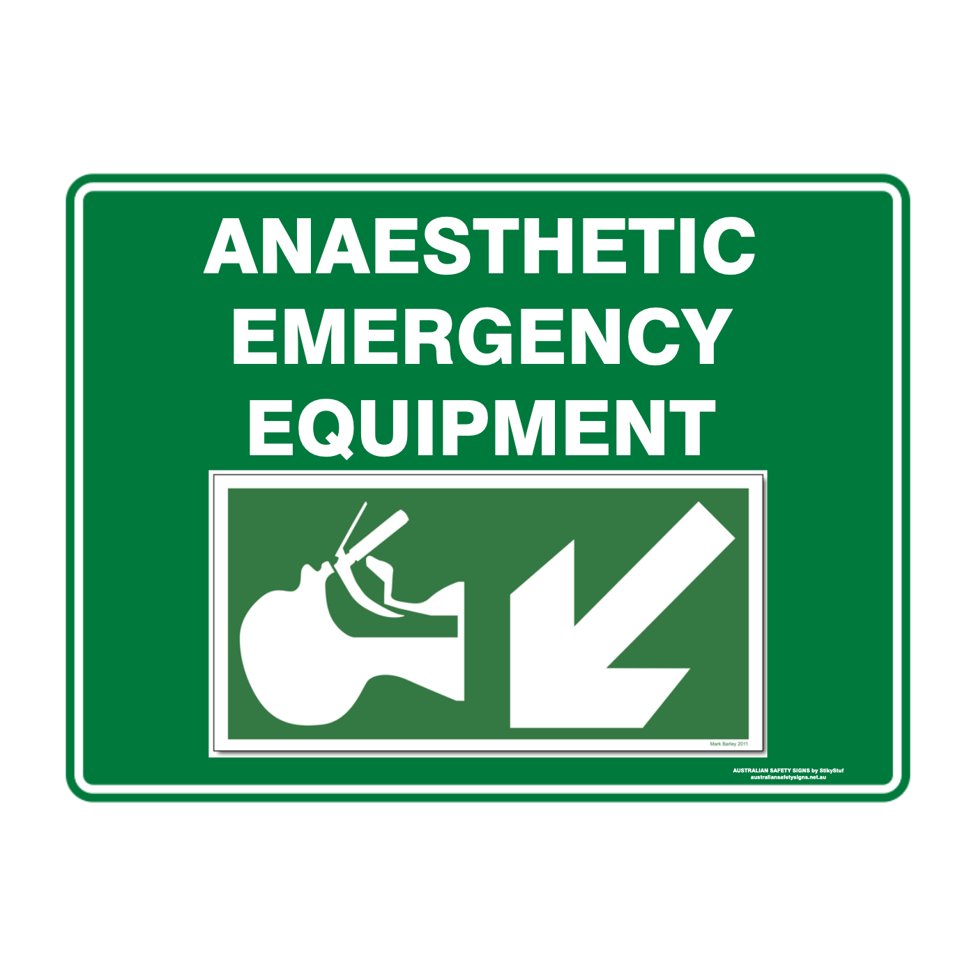 Custom Text Emergency Sign