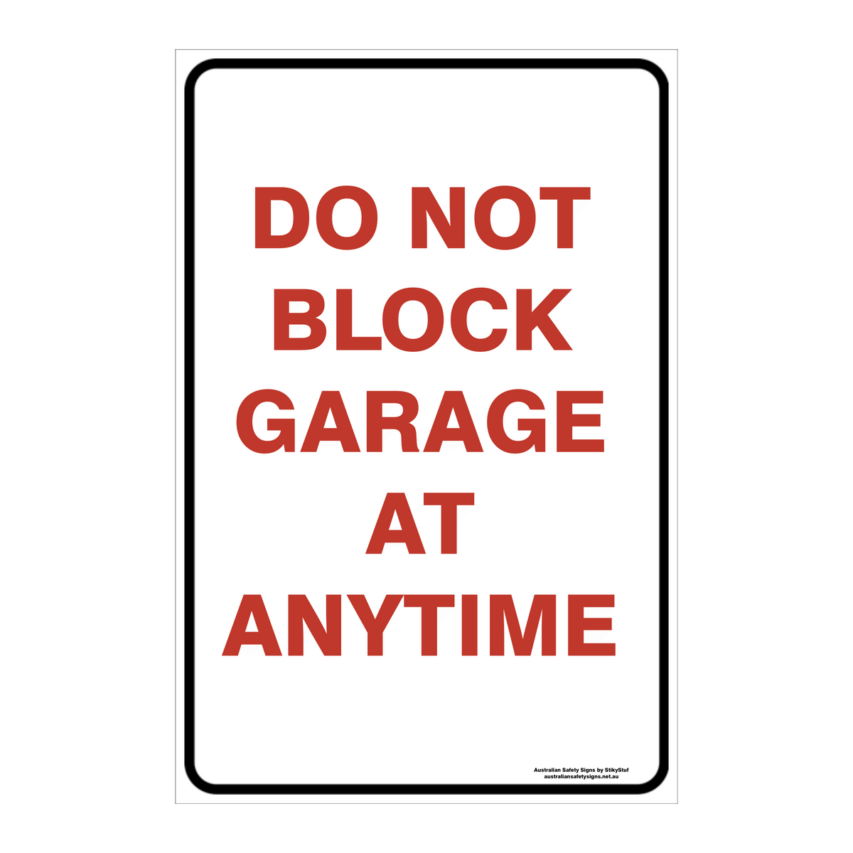 CUSTOM PARKING SIGN