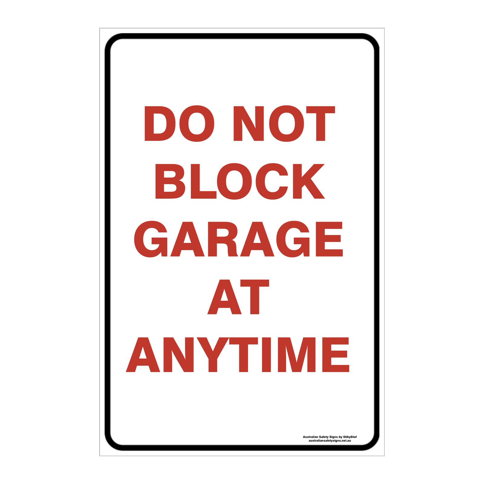 CUSTOM PARKING SIGN