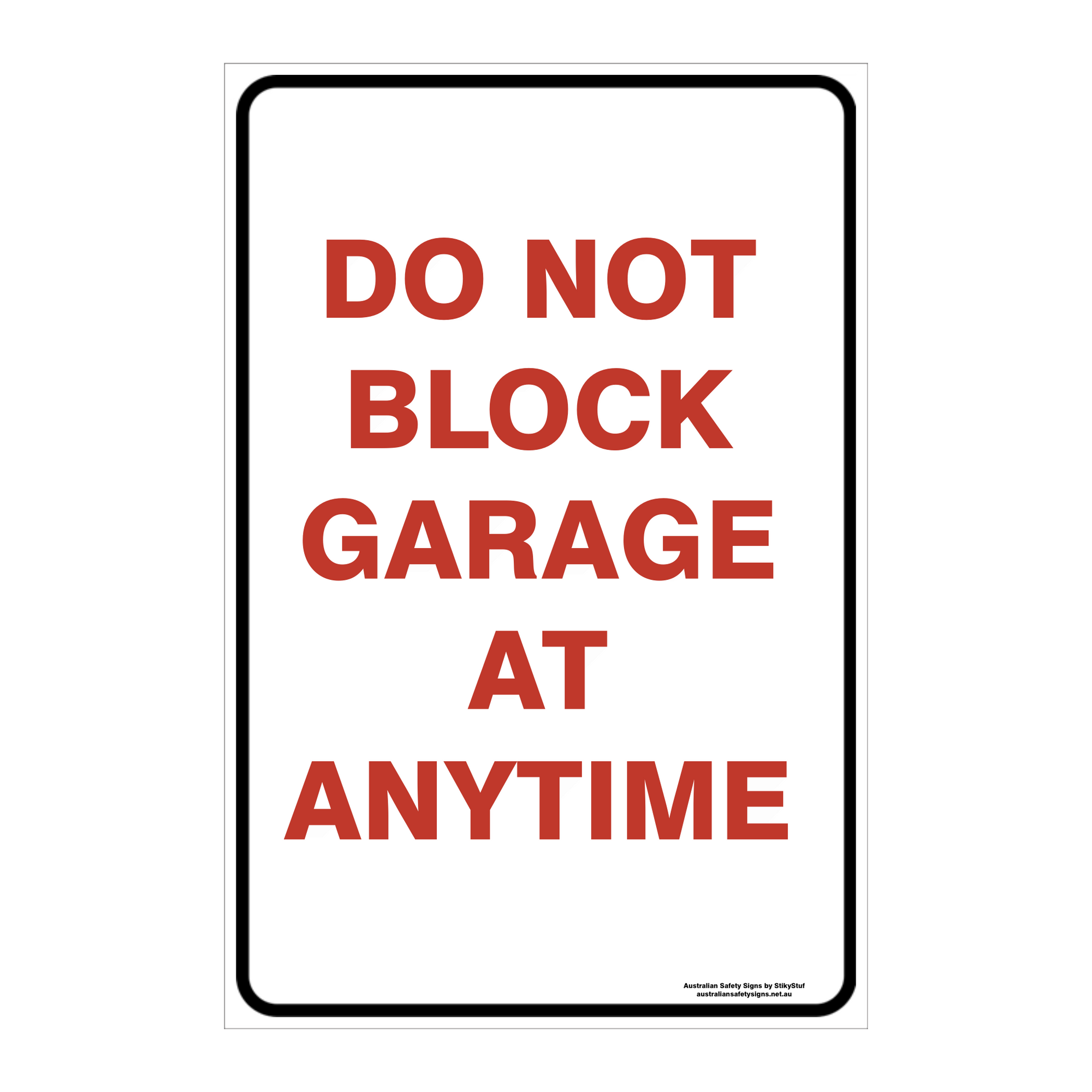 CUSTOM PARKING SIGN