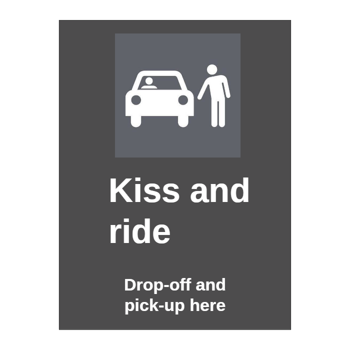 Custom Text Sign Portrait