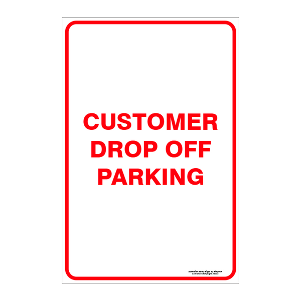 CUSTOM PARKING SIGN - Australian Safety Signs