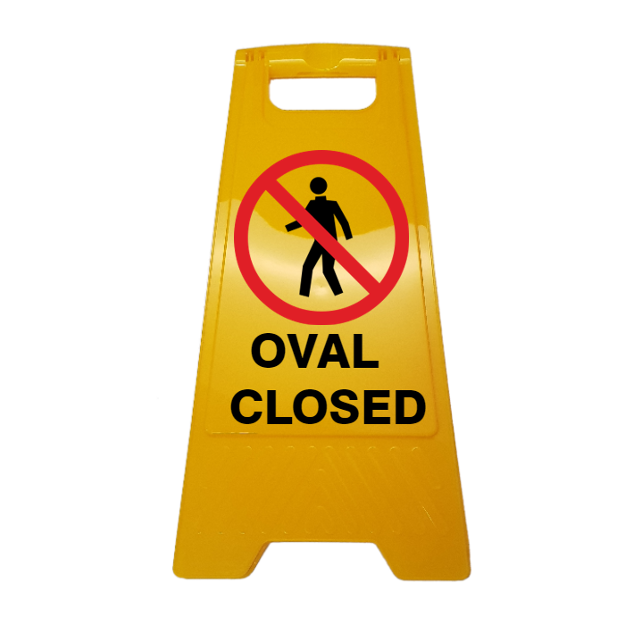 New CUSTOM Your Text Here A-Frame Floor Stand