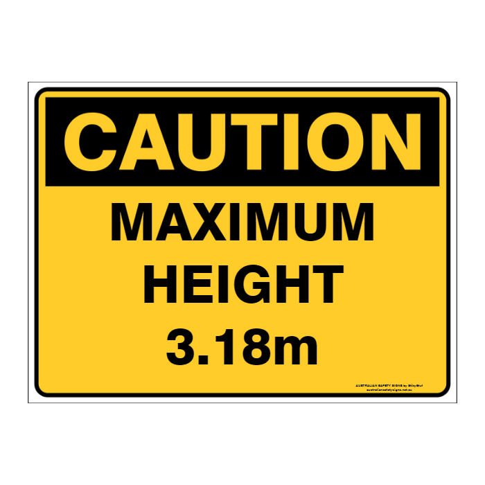 Custom Text Caution Sign