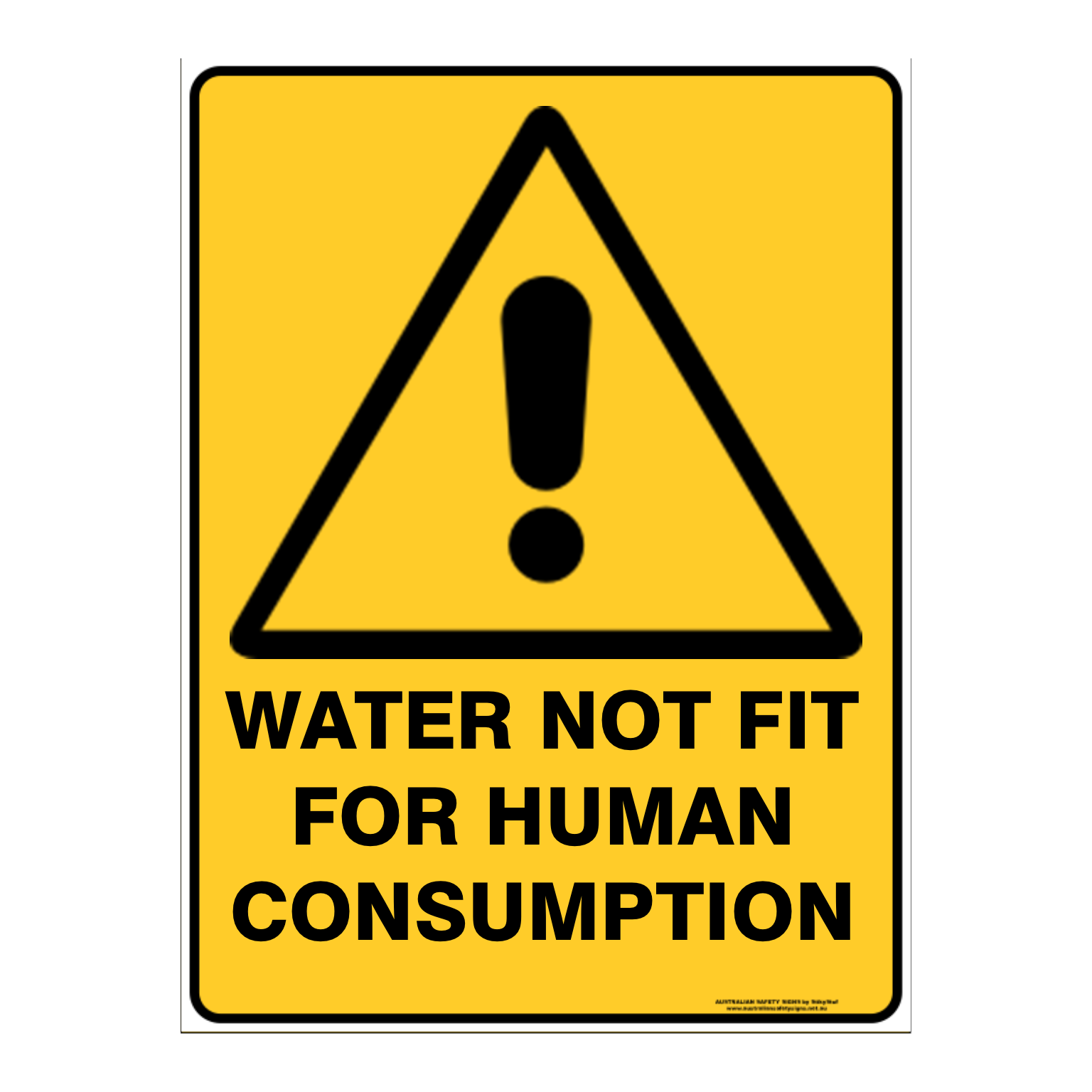 Warning Custom Text Sign