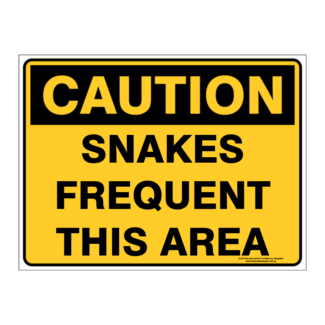 Custom Text Caution Sign