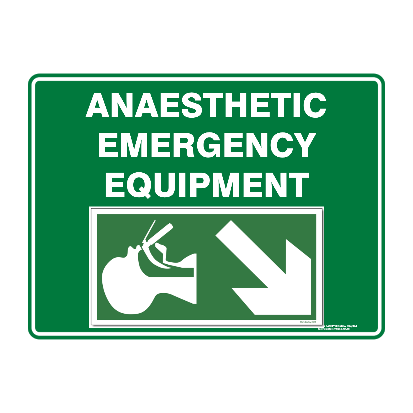 Custom Text Emergency Sign