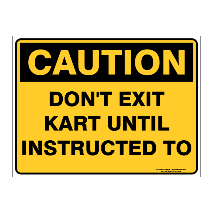 Custom Text Caution Sign