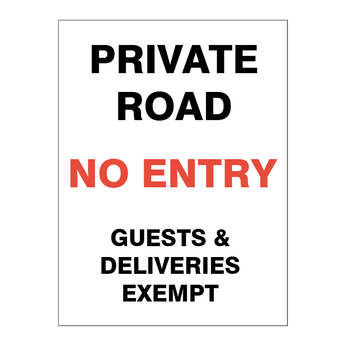 Custom Text Sign Portrait