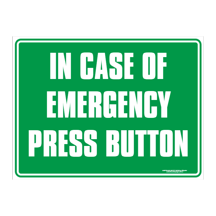 Custom Text Emergency Sign