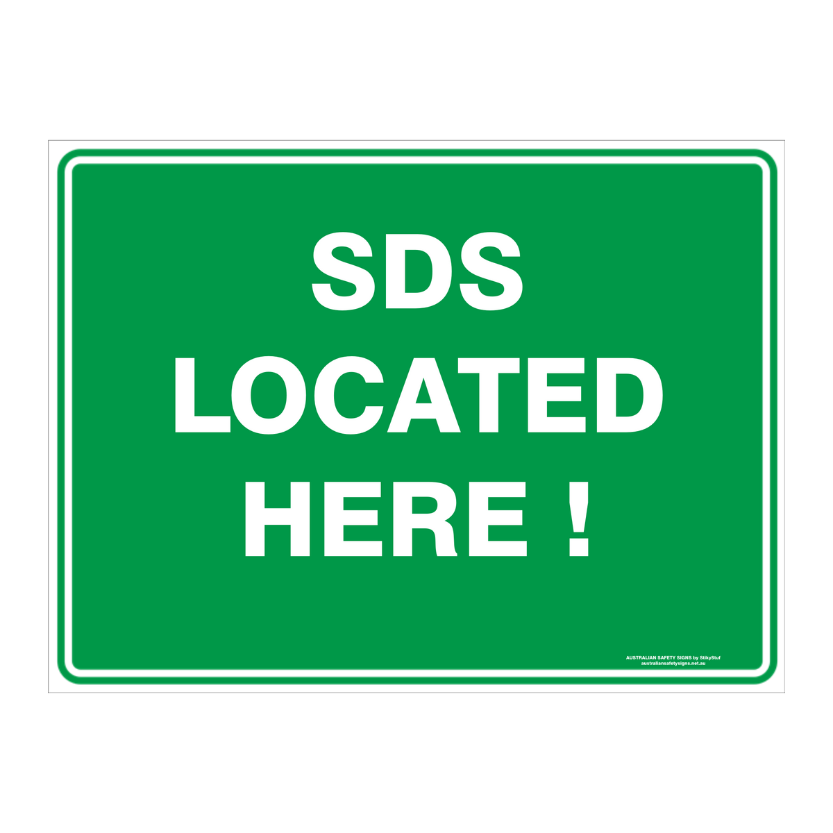Custom Text Emergency Sign