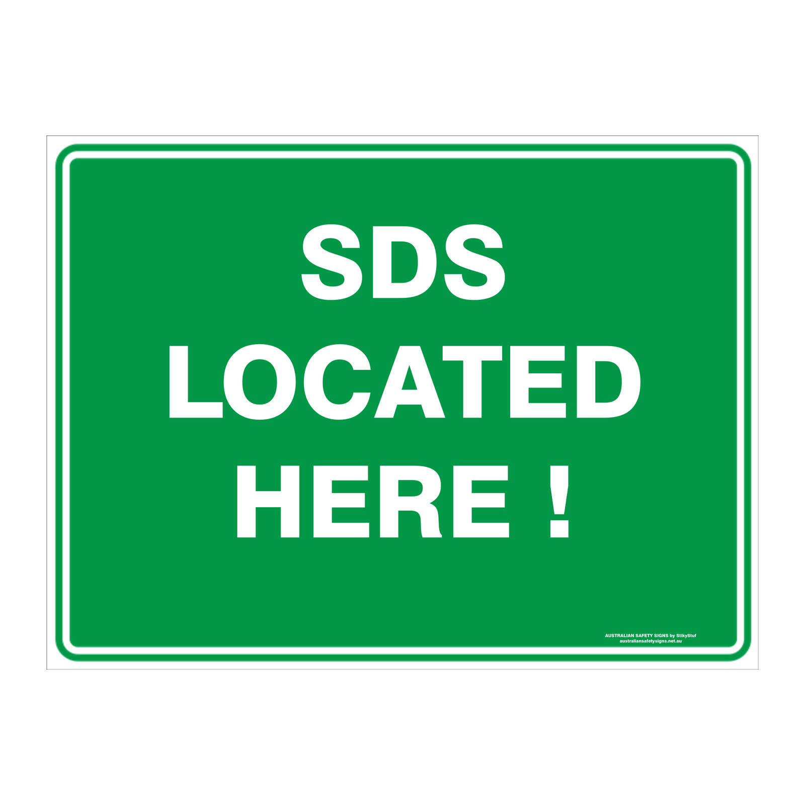 Custom Text Emergency Sign