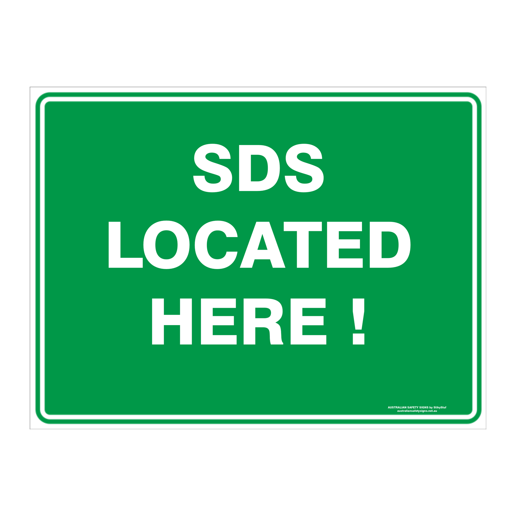 Custom Text Emergency Sign