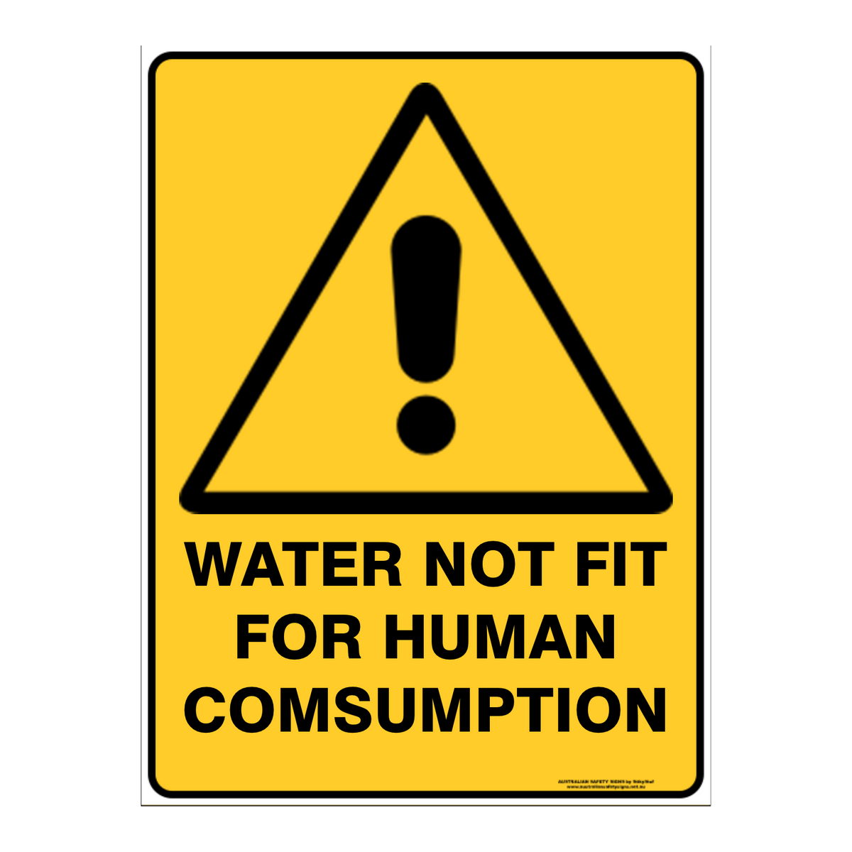 Warning Custom Text Sign