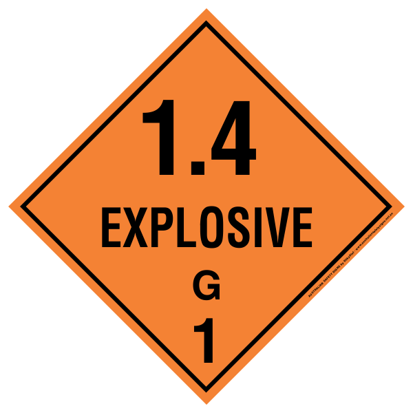 CLASS 1.4 - EXPLOSIVE G