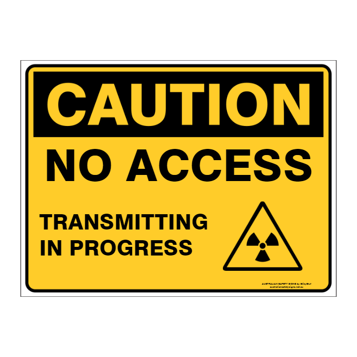 Custom Text Caution Sign