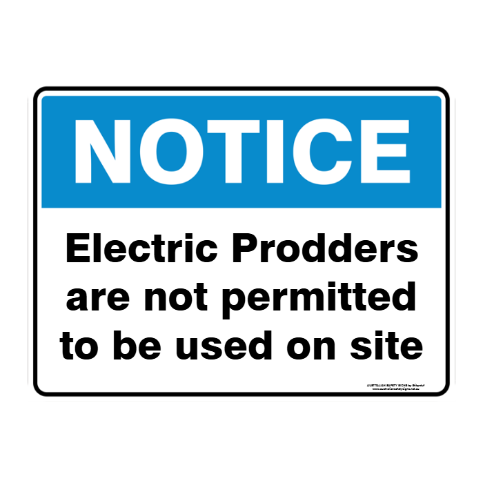 NOTICE CUSTOM TEXT SIGN