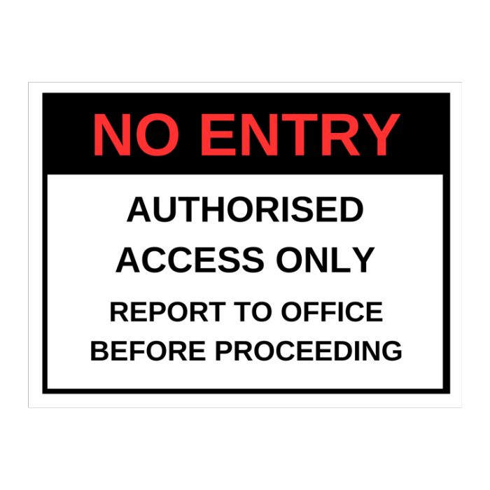 Custom general sign