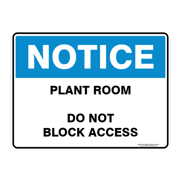 NOTICE CUSTOM TEXT SIGN