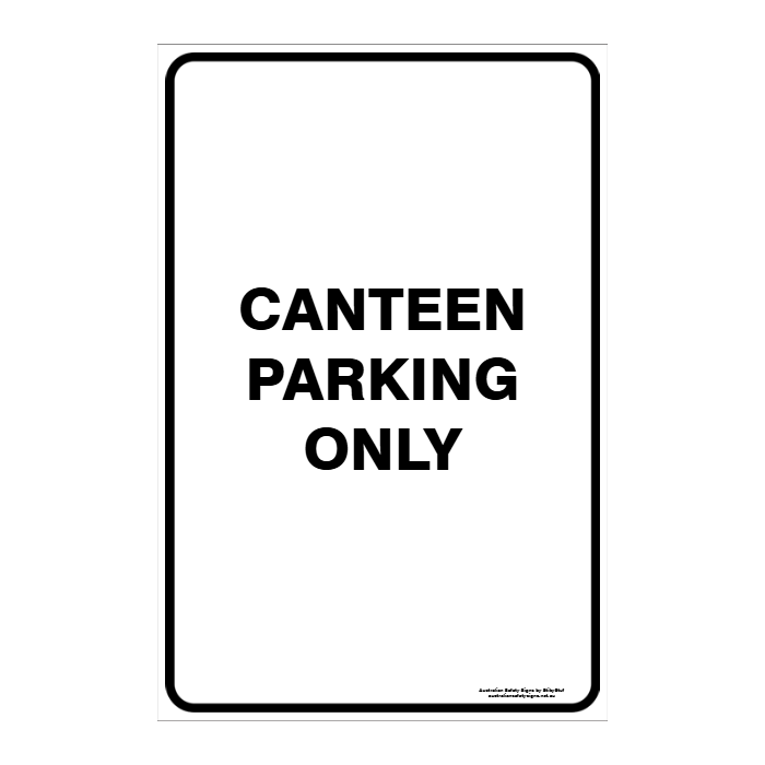 CUSTOM PARKING SIGN