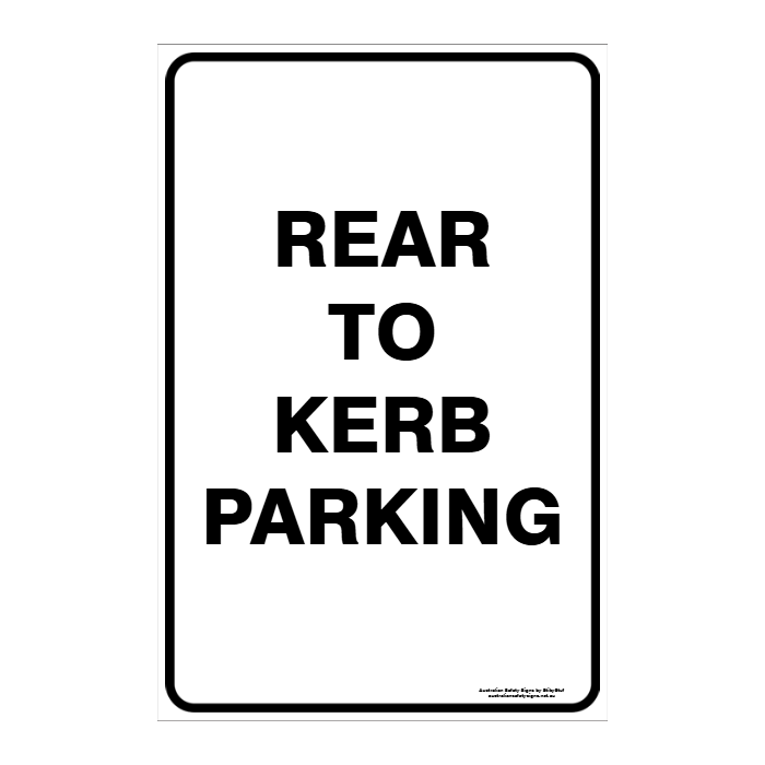 CUSTOM PARKING SIGN
