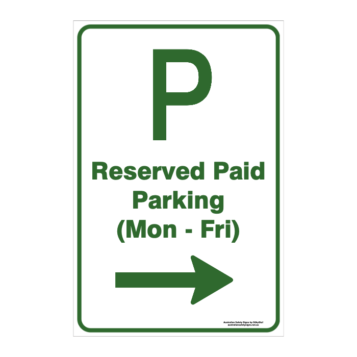 CUSTOM PARKING SIGN