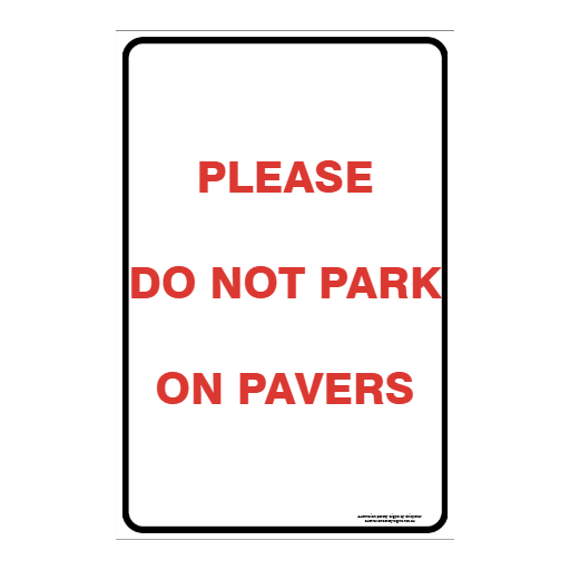 CUSTOM PARKING SIGN