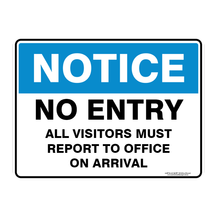 NOTICE CUSTOM TEXT SIGN