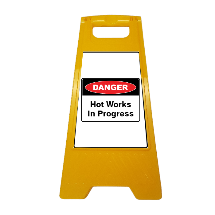 New CUSTOM Your Text Here A-Frame Floor Stand