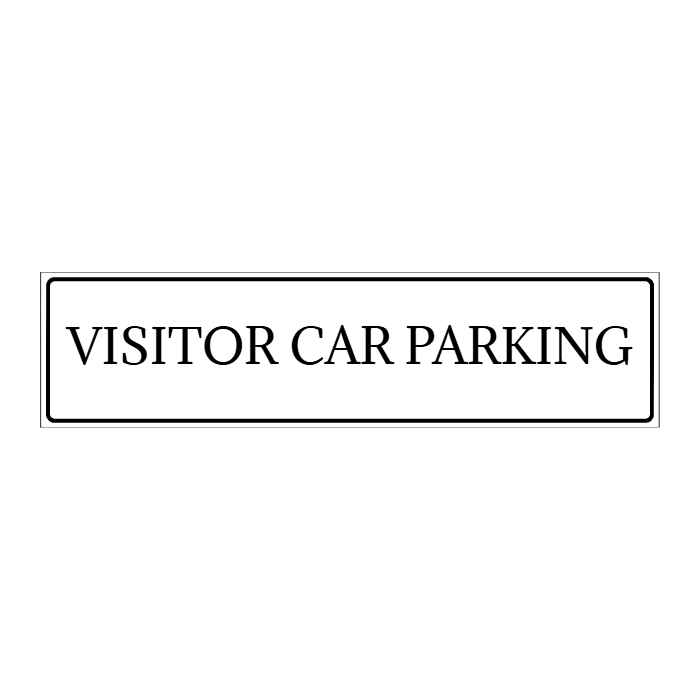 600 x 150mm Custom general sign