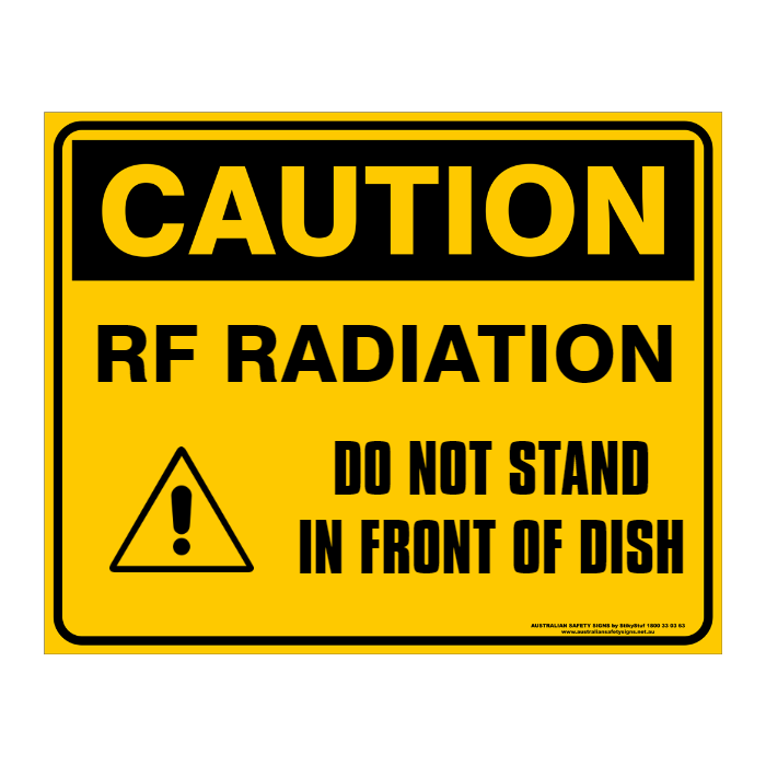 CAUTION - CUSTOM TEXT SIGN - Double Sided 500 x 400mm