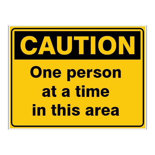 Custom Text Caution Sign
