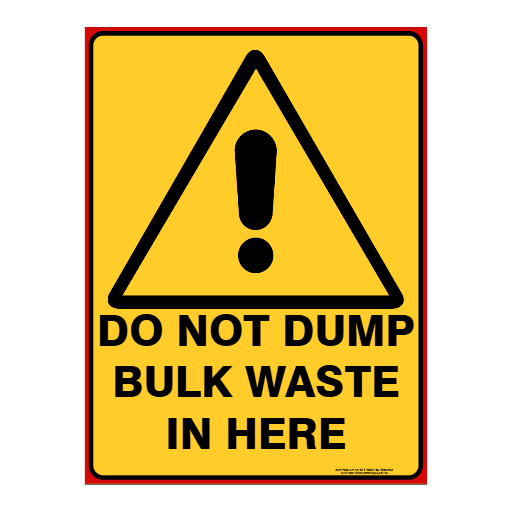 Warning Custom Text Sign