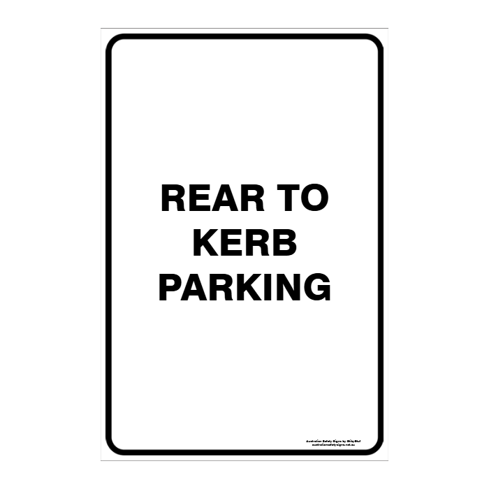 CUSTOM PARKING SIGN