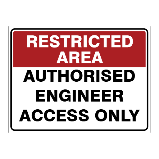 Custom Text Restricted Area Sign - Australian Safety Signs