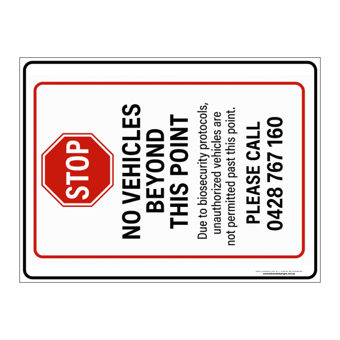 Custom general sign