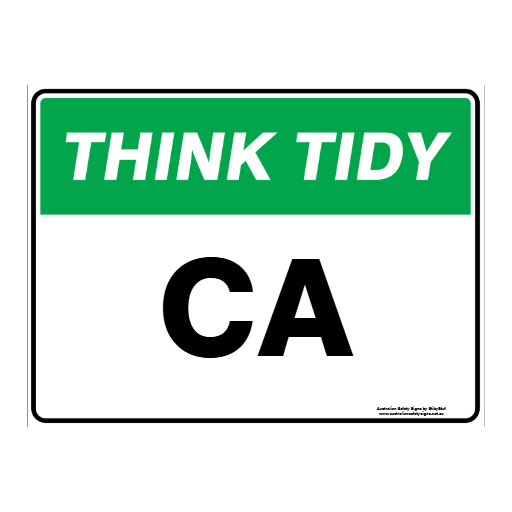 Custom Text Housekeeping Sign
