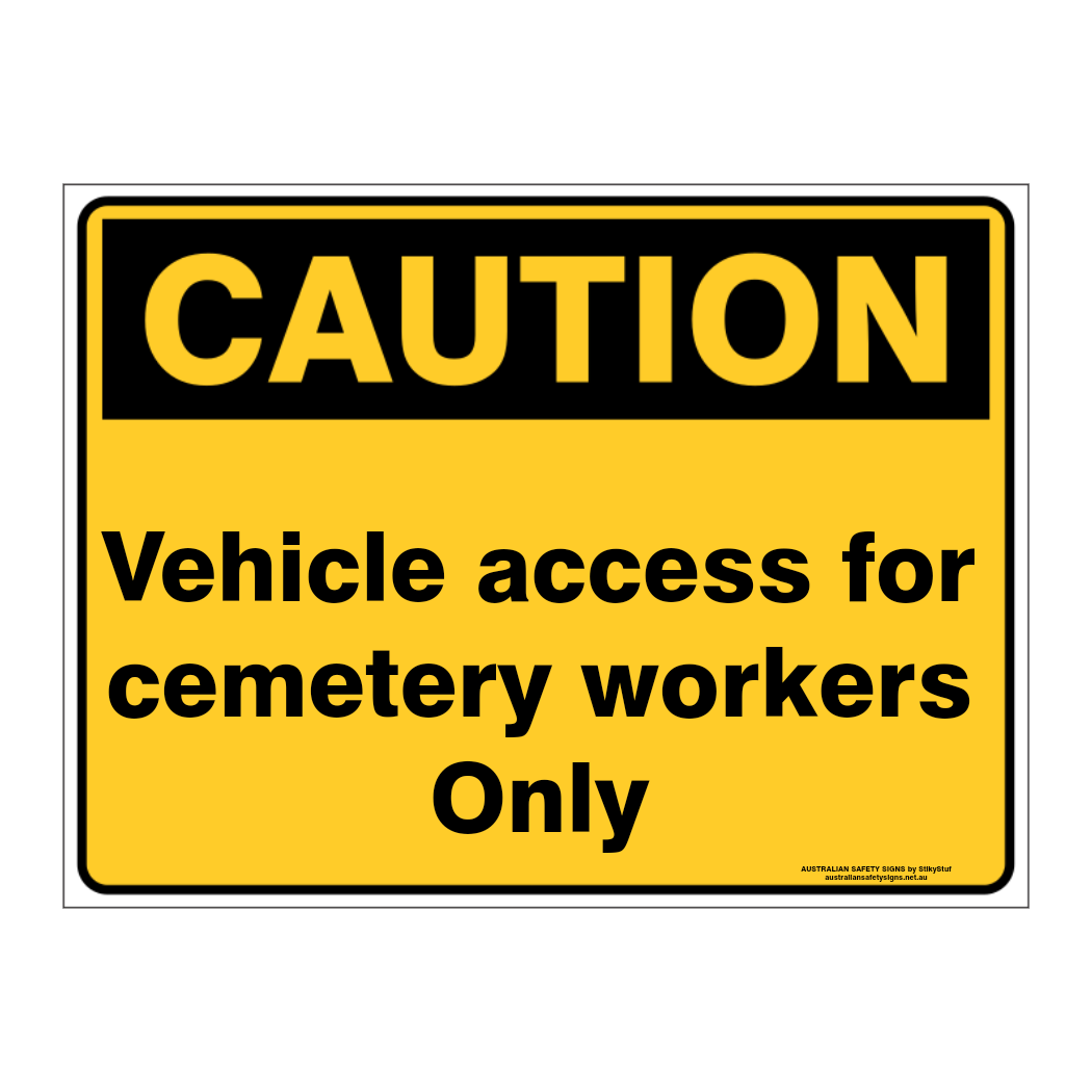 Custom Text Caution Sign