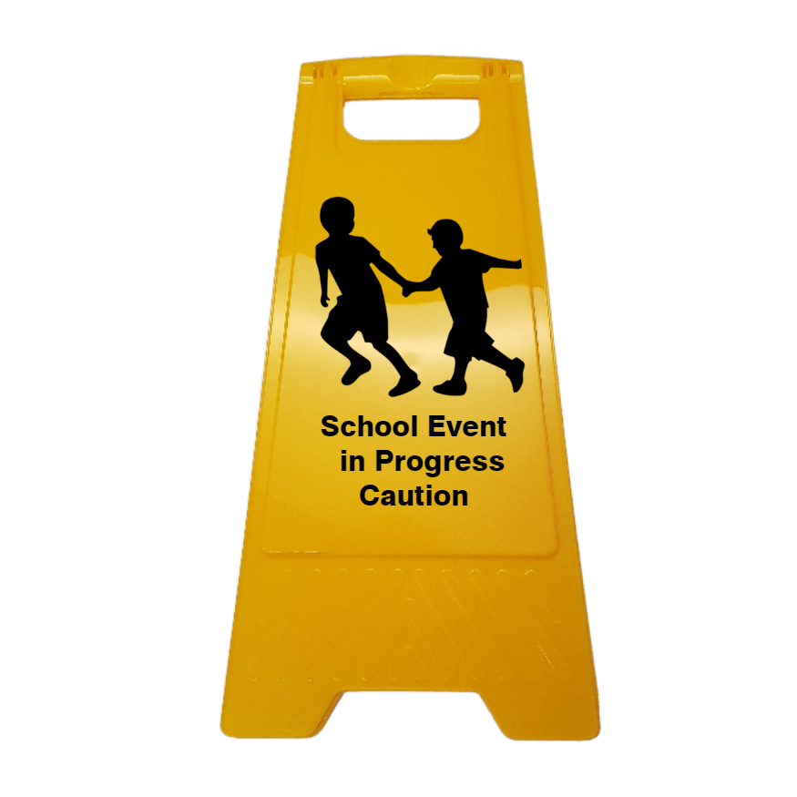 New CUSTOM Your Text Here A-Frame Floor Stand